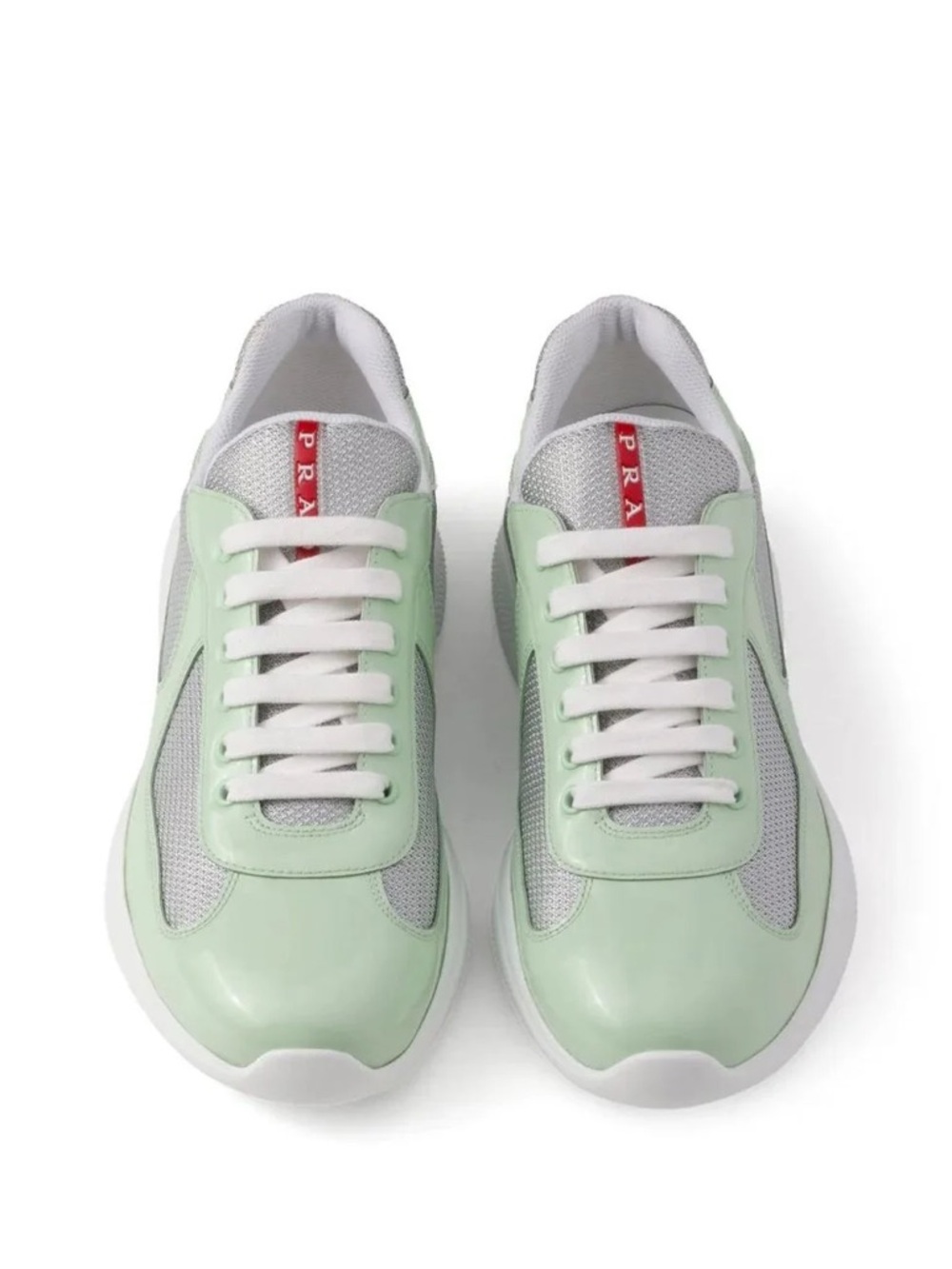 Prada America’s Cup Sneakers Silver/Dew UK10 US10.5-11 NIB
